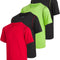 Boys’ Athletic T-Shirt – 4 Pack Active Performance Dry-Fit Sports Tee (4-18)