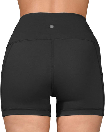 High Waist Squat Proof Side Pocket Biker Shorts - 3.5", 5", 7", 9"